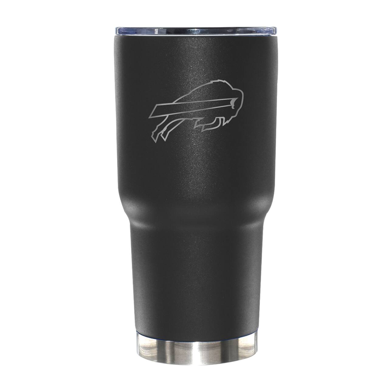 The Memory Company NFL 30oz. Black Tumbler with Etched Logo
